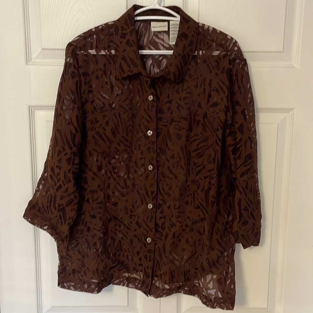 White Stag Sheer Top